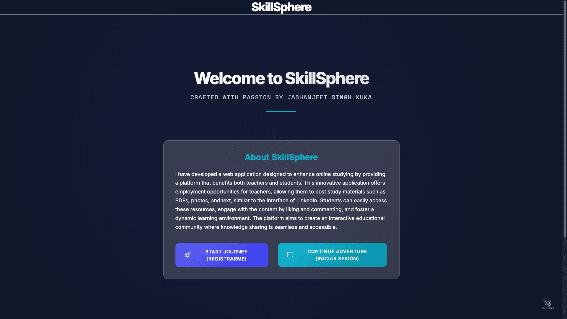 SkillSphere screenshot